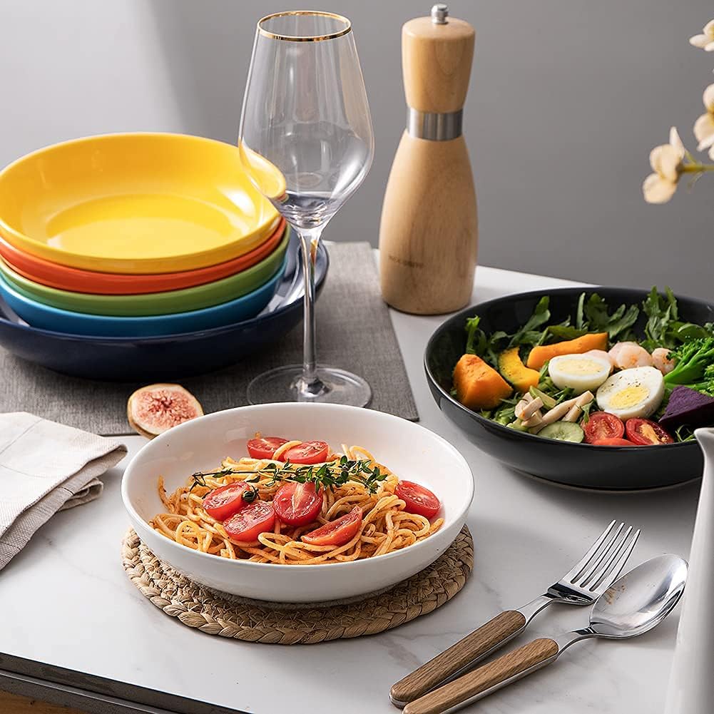Sweejar Dinner Bowls Set Steel Blue
