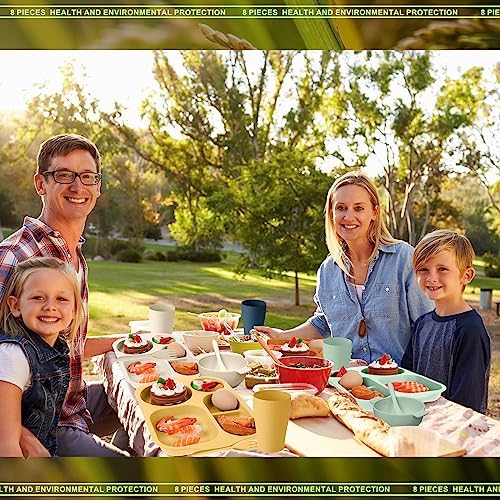 Tanlade 24-Piece Kids Dinnerware Set