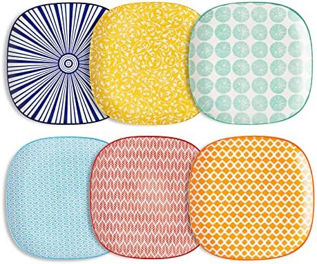 Selamica Square Salad Plates Set of 6