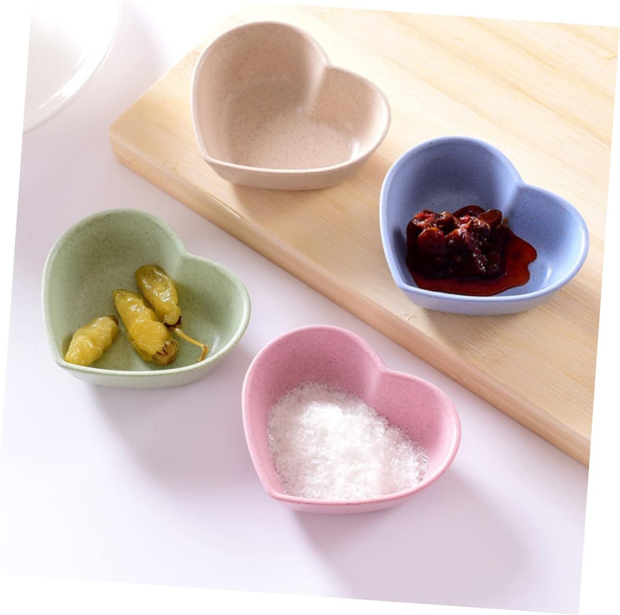4-Piece Heart-Shaped Tasting Dishes