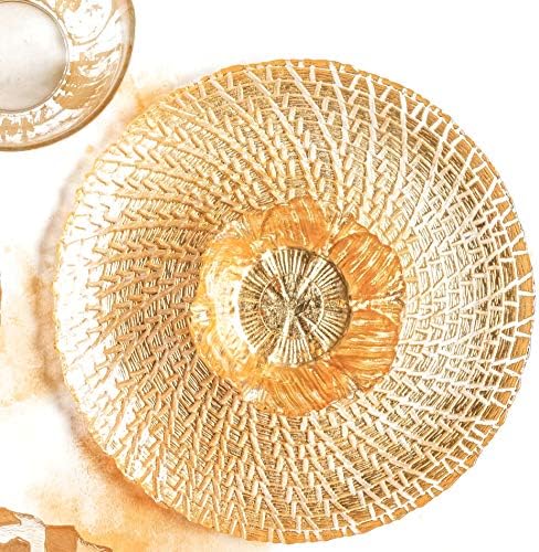 Vietri Gold Floral