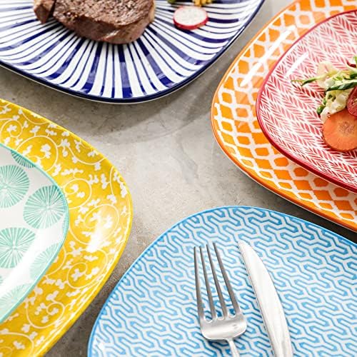 Selamica Square Salad Plates Set of 6