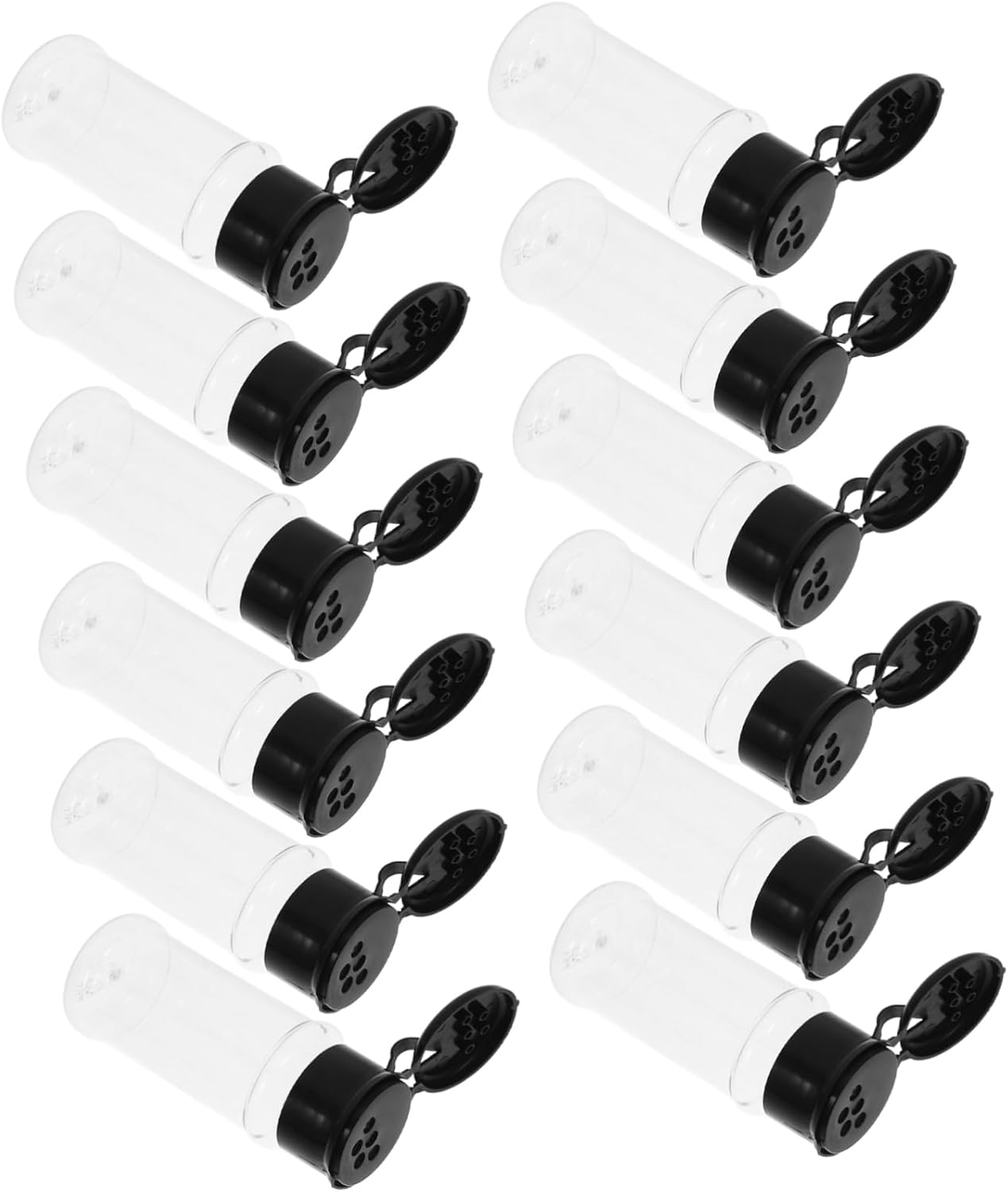 60packet Transparent Seasoning Bottle Dispenser
