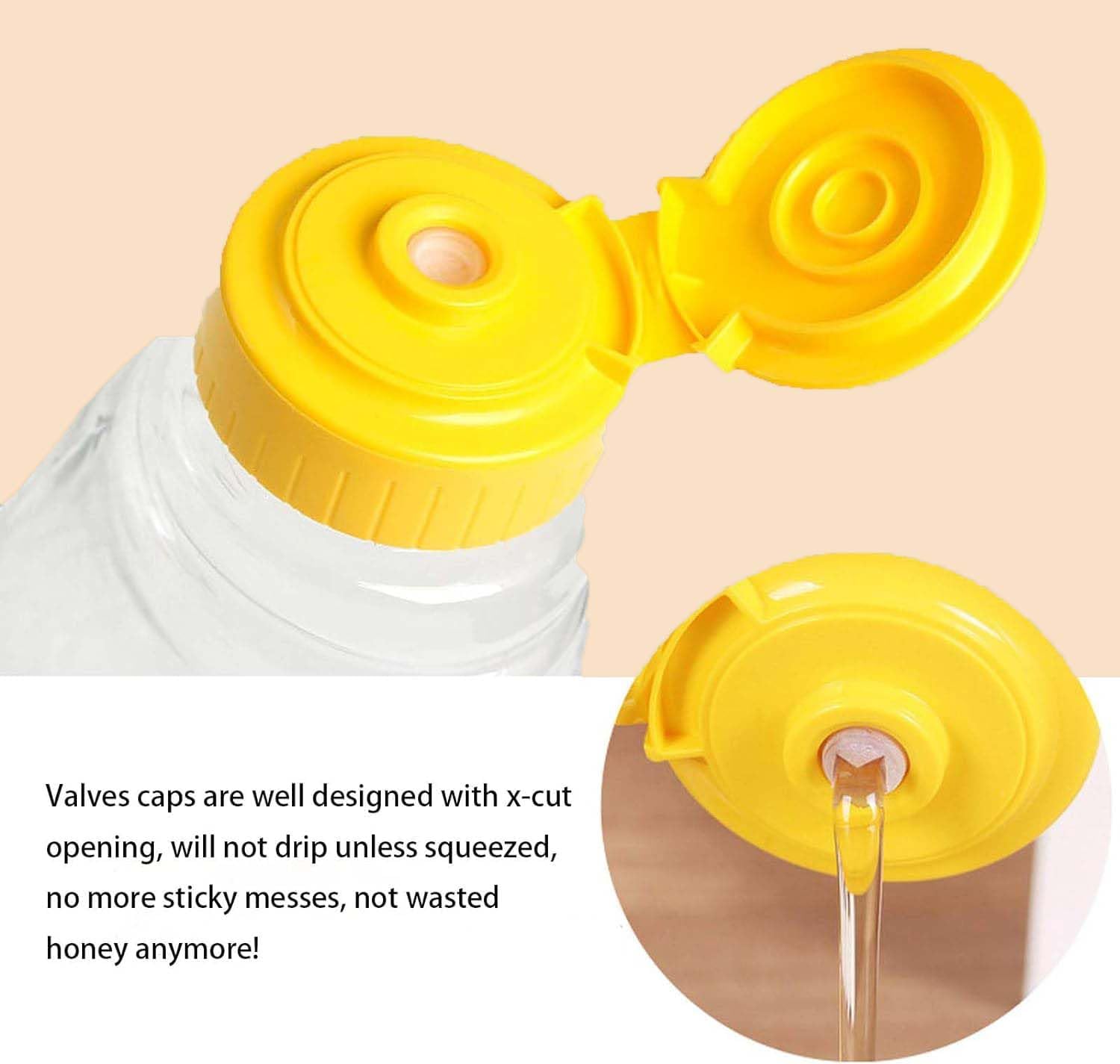 Double Squeezable Honey Jar Set with Funnel 180ml