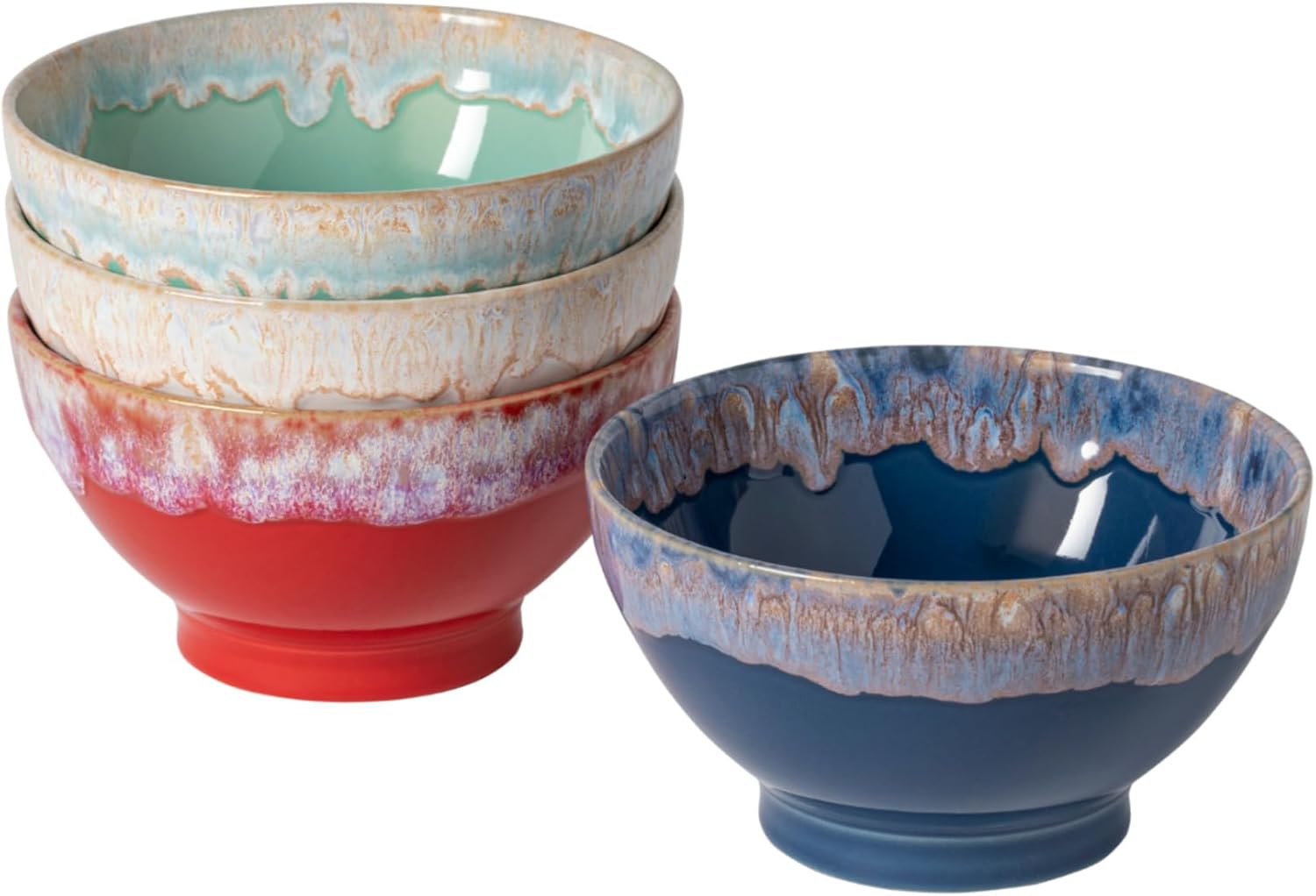 Stunning 4-Piece Lattice Bowls Set for Coordination and Functionality