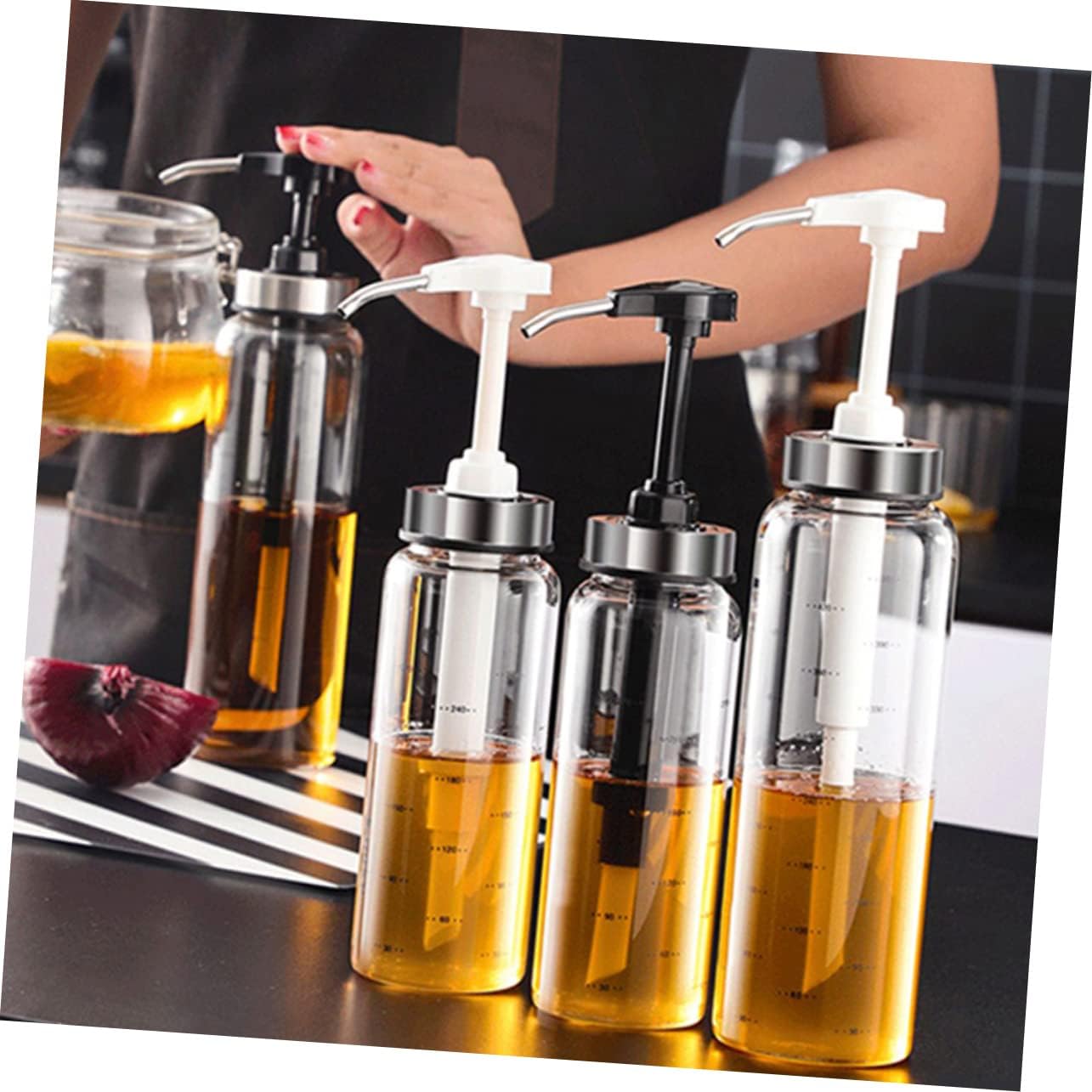 Sleek Honey Jam Dispenser