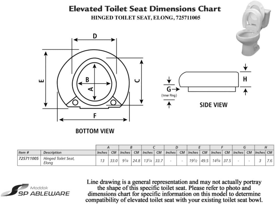 Elevated Toilet Seat for Enhanced Safety Comfort