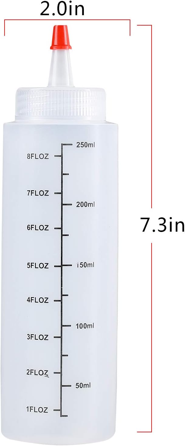 Premium BPA-Free Squeeze Bottles - Easy to Use Durable and Multipurpose