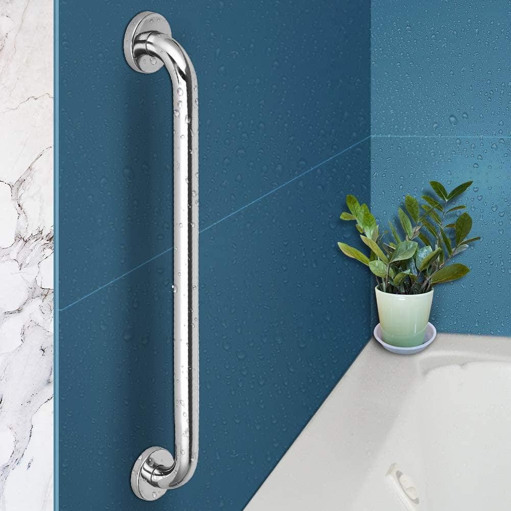 Safety Bath Grab Bar 24-Inch Chrome Stainless Steel with 15 Diameter