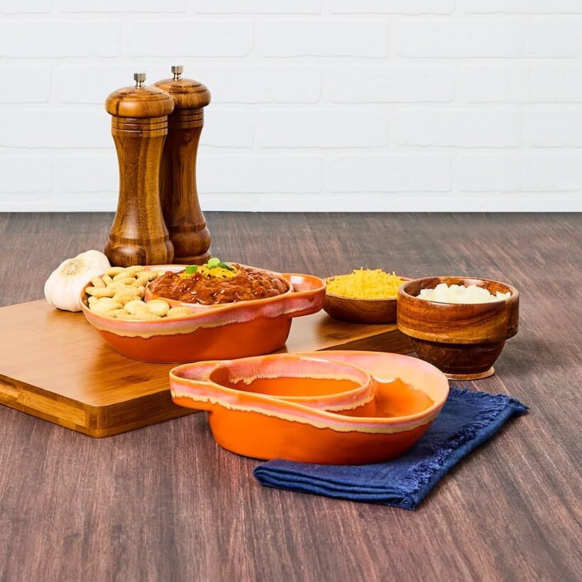 The Lakeside Collection Sets of 2 Stoneware Soup Side Bowls