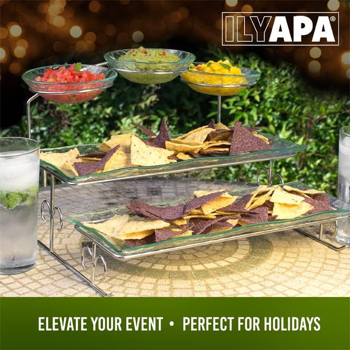 Elegant 3-Tier Server Tray for Dishes