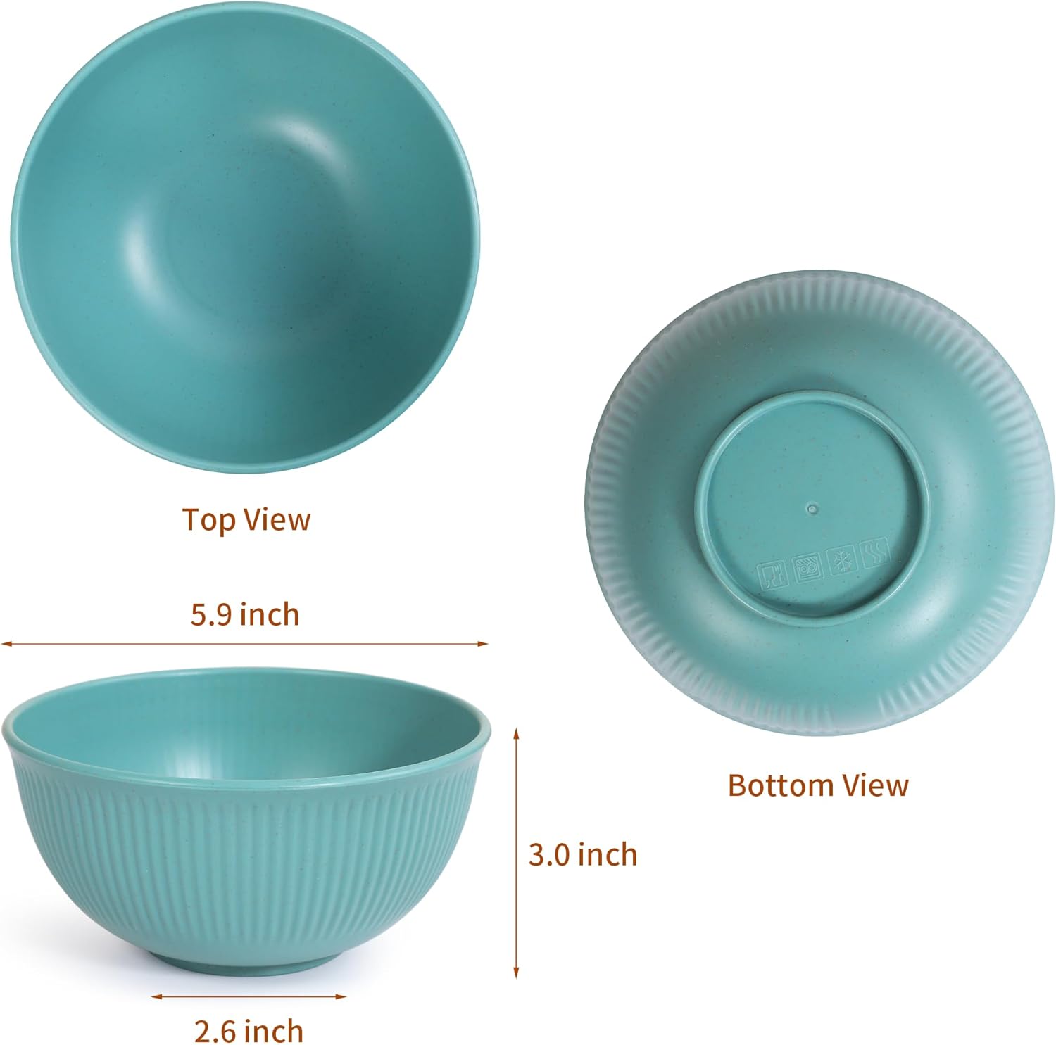 Premium Reusable Bowl Set Multi-Color