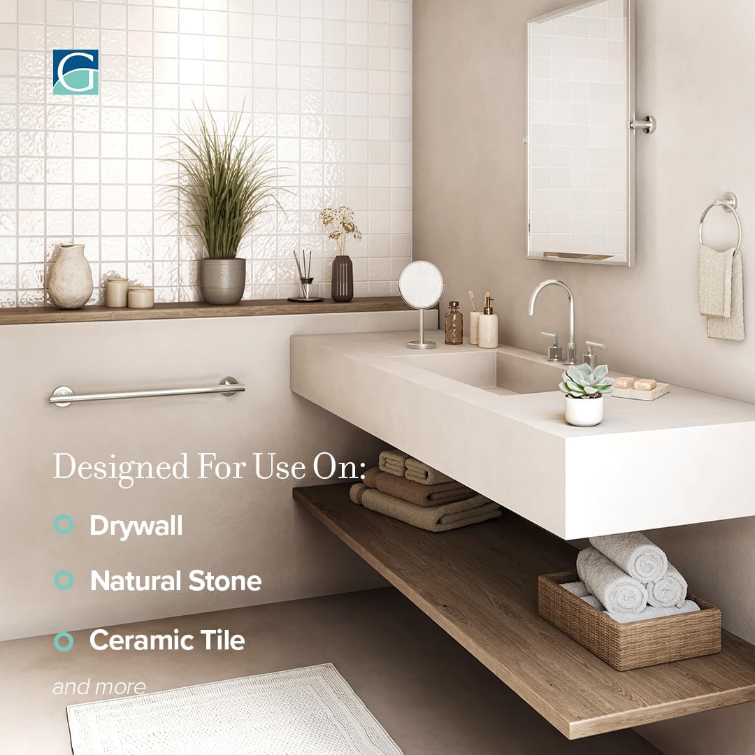 Gatco 30 Safety Grab Bar for Elderly Durable ADA Compliant