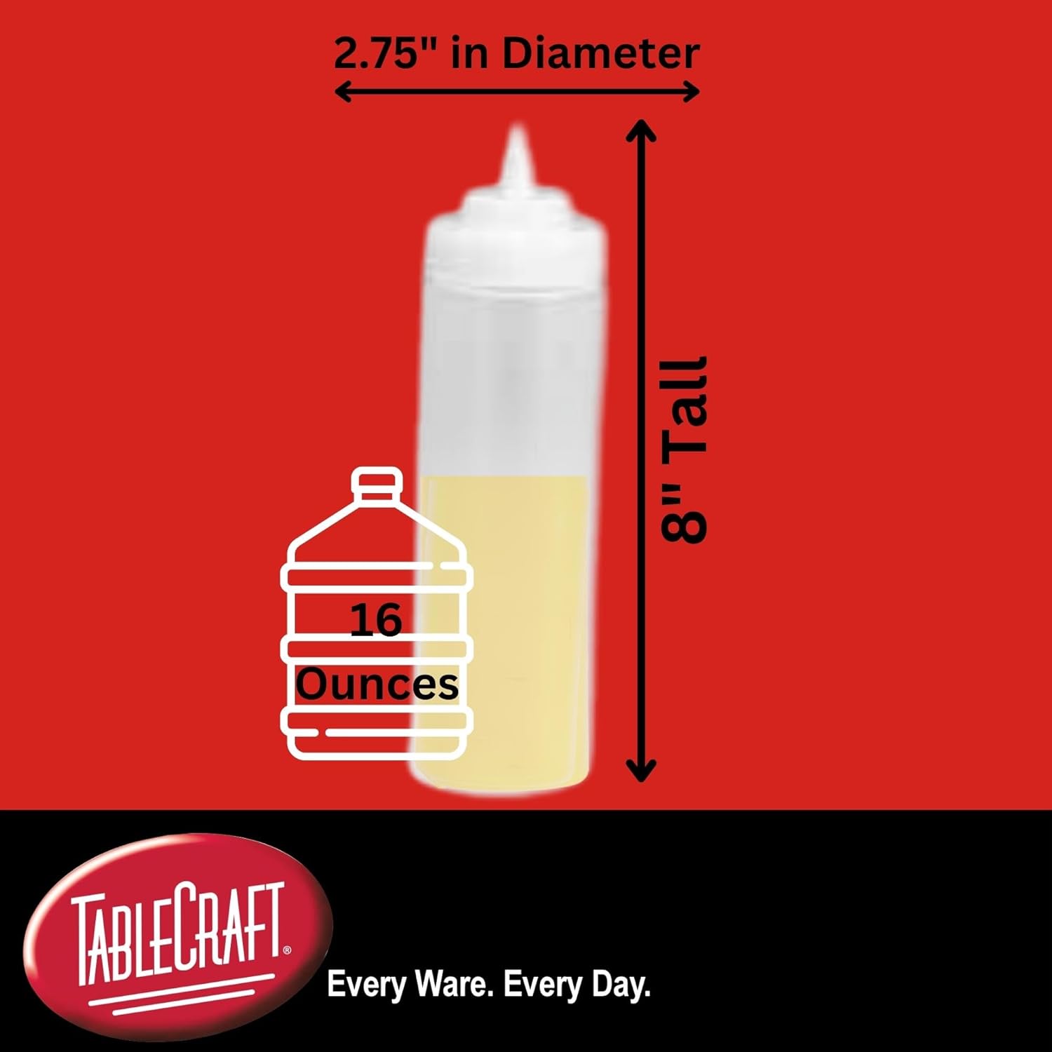 8 Oz Squeeze Bottle Set