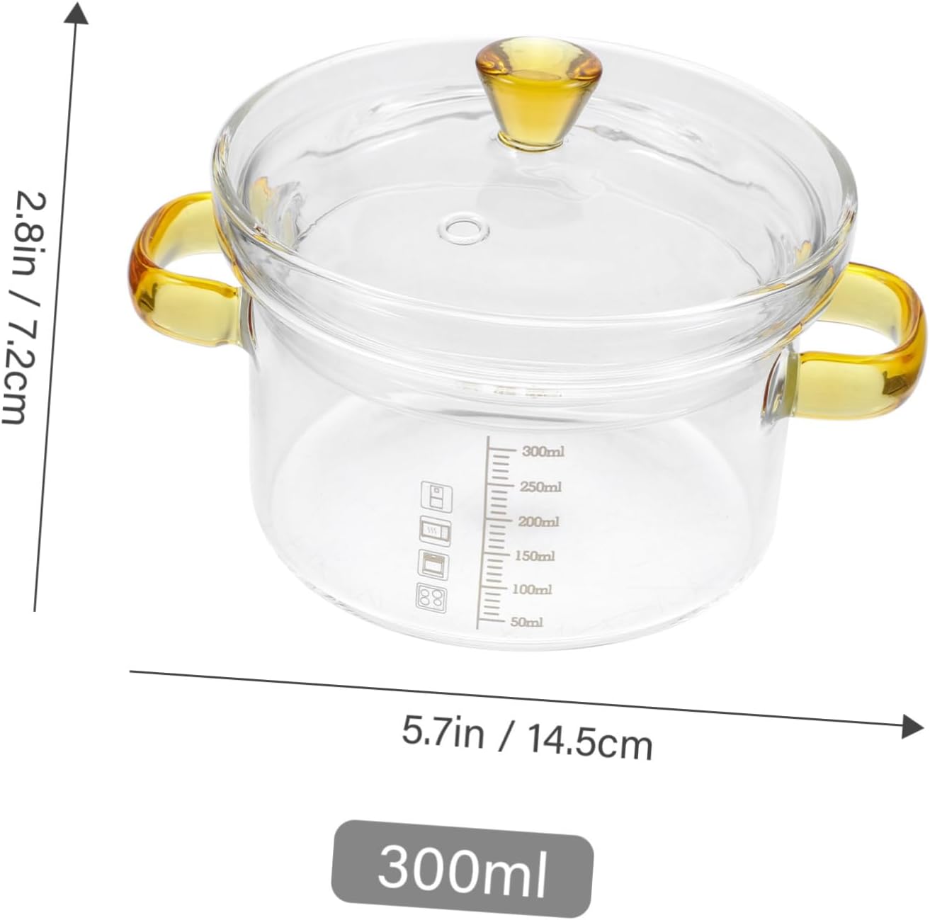 PrettyZoom Glass Steaming Bowl