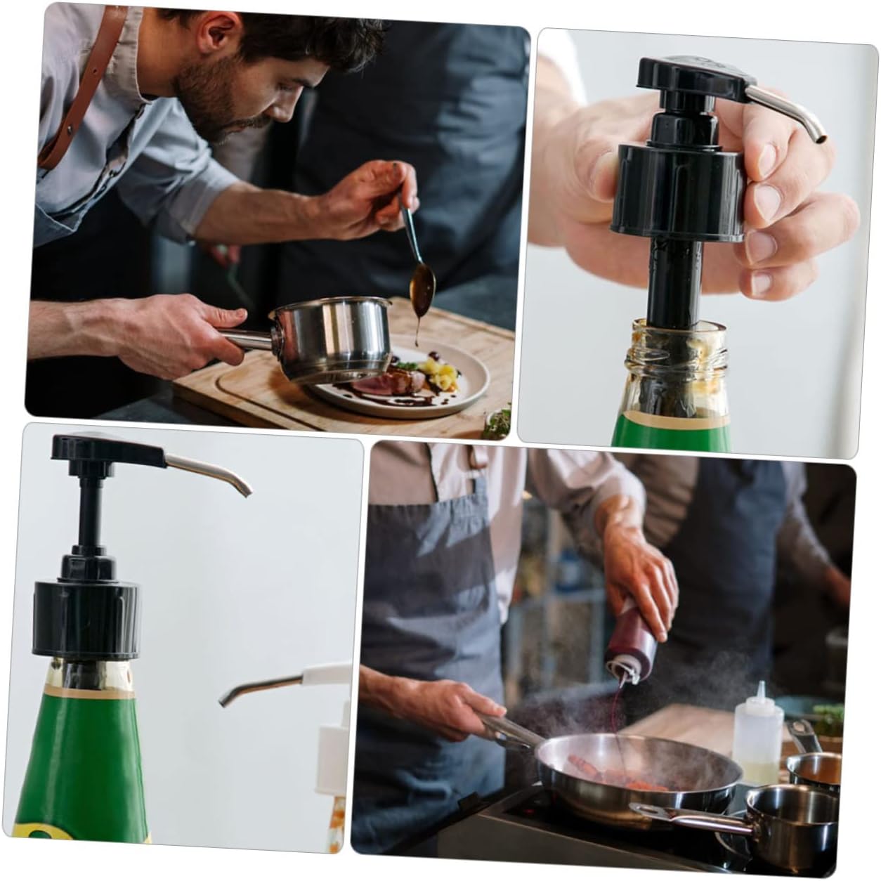 Cabilock 1-Pack Oyster Sauce Bottle Press Pump