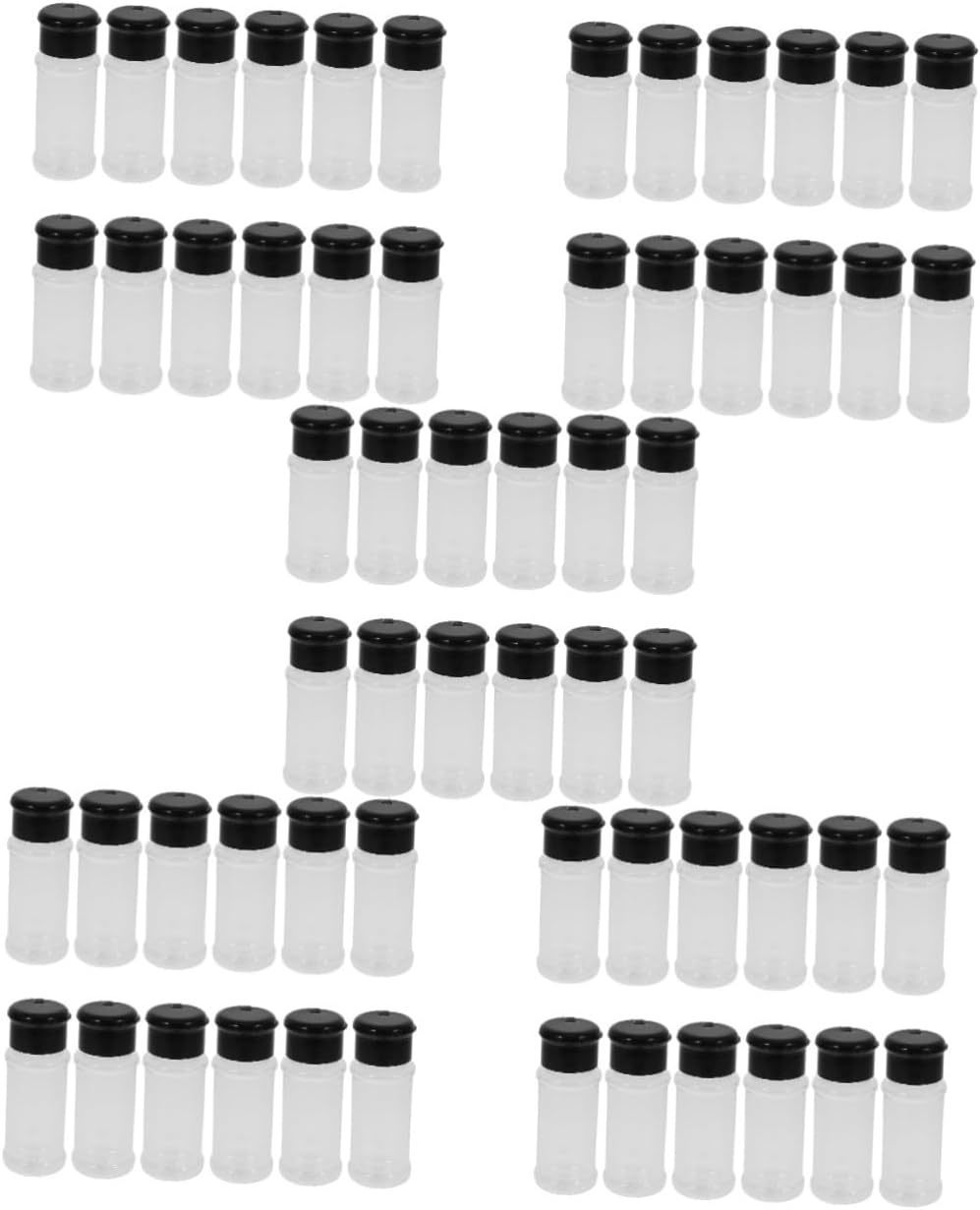 60packet Transparent Seasoning Bottle Dispenser
