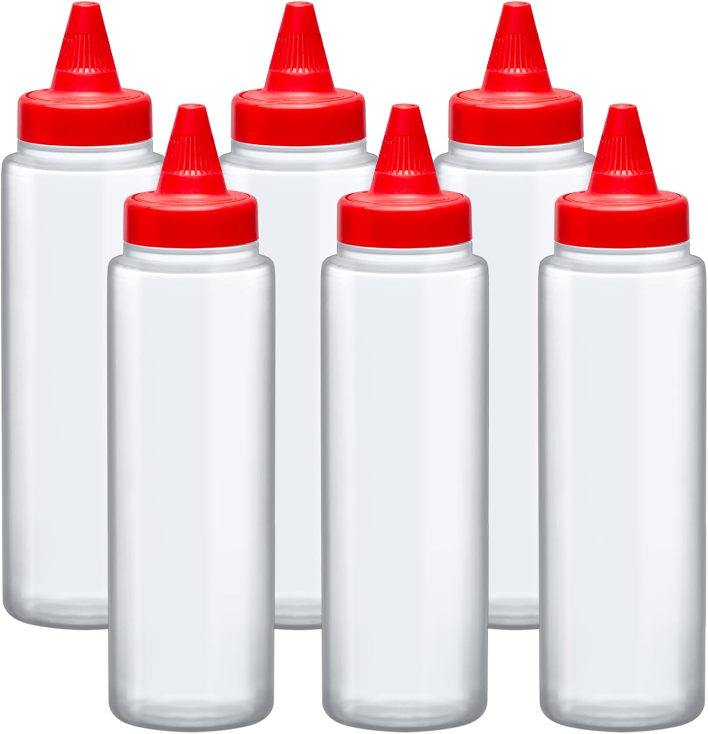 Amazing Abby 8-Ounce Plastic Squeeze Bottles Set of 6