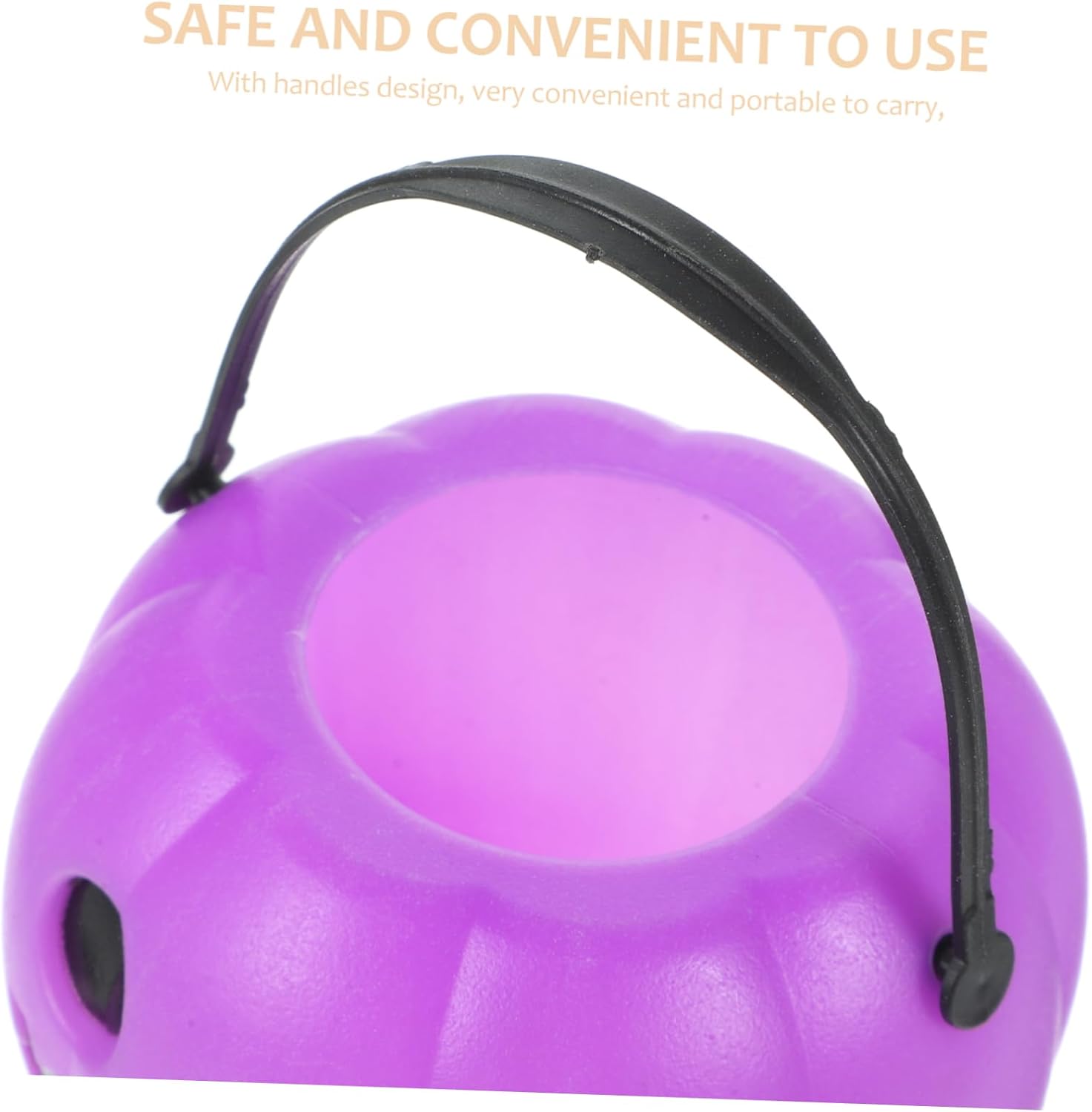 Halloween 3-Piece Candy Holder Set - Mini Bucket Cauldron Pumpkin Design