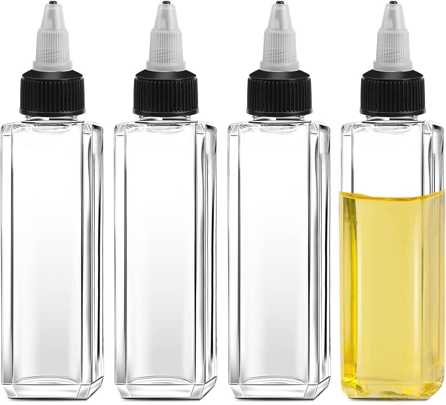 4-Piece Oil Squeeze Bottles