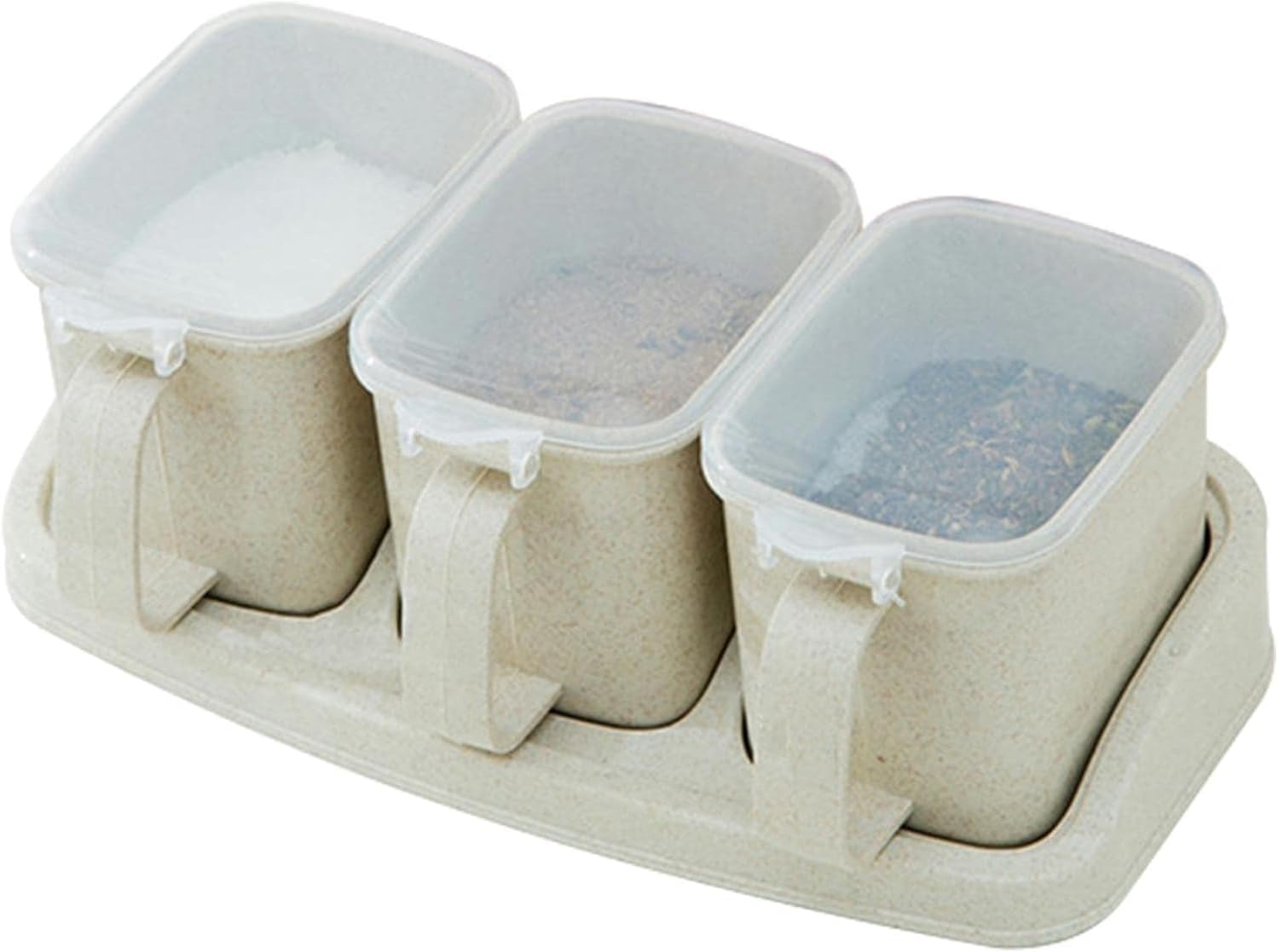 Convenient Kitchen Organization Track Smarts by ZPLuz - Seasoning Box with curves handle