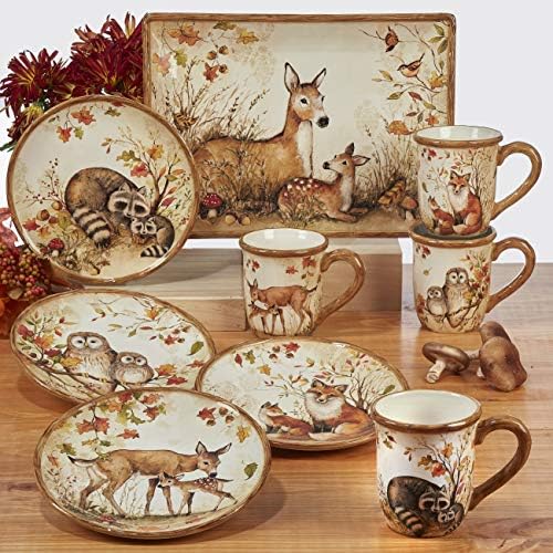 Stylish Pine Forest Serving Platter