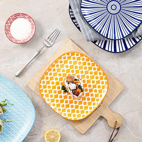 Selamica Square Salad Plates Set of 6