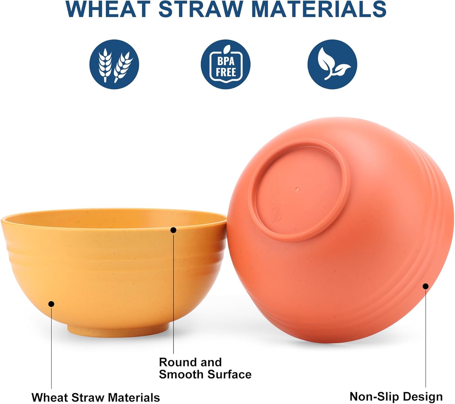 HOTECH 20-Piece BPA-Free Dinnerware Set