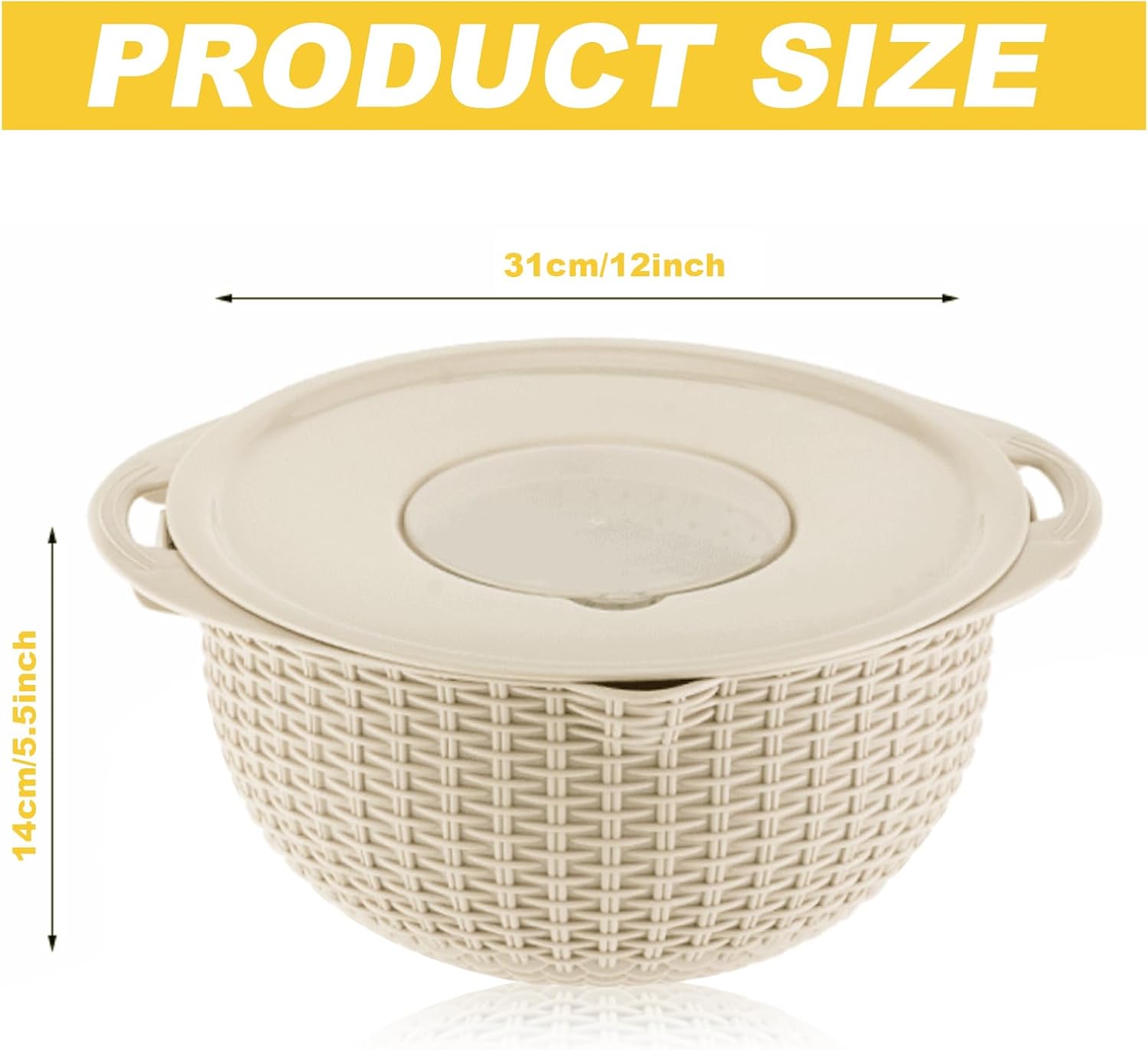 4-in-1 Stainless Steel Colander SetPerfect for Kitchen Essentials