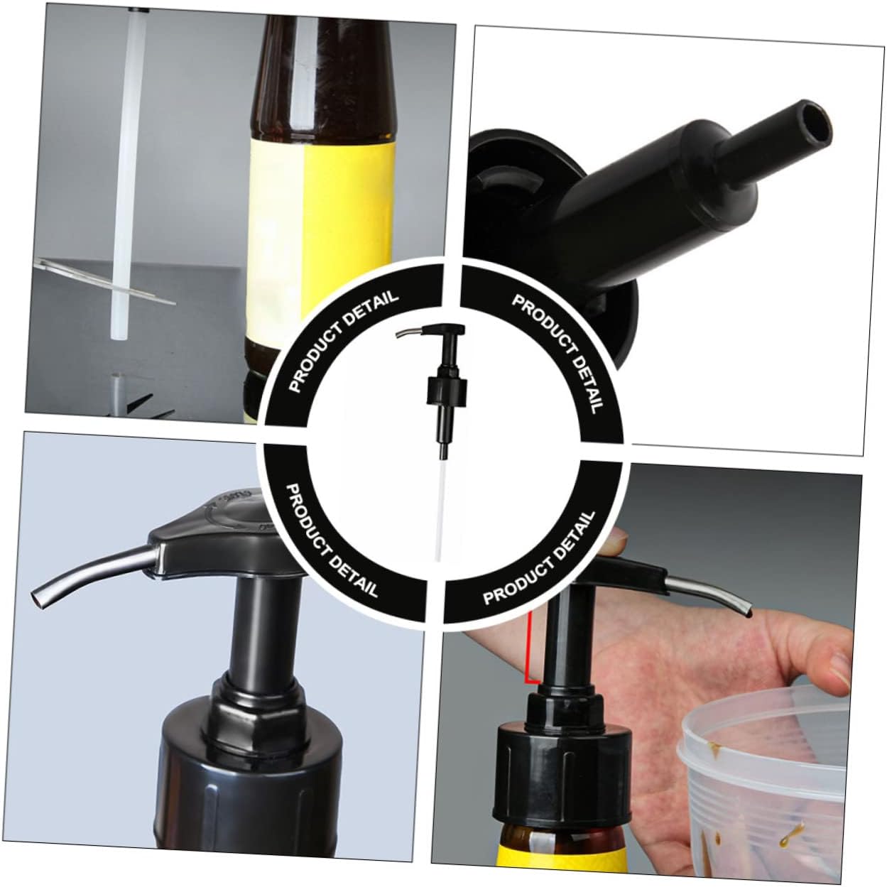Cabilock 1-Pack Oyster Sauce Bottle Press Pump