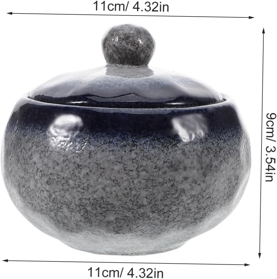 STOBAZA Japanese Ceramic Stew Bowl with Lid