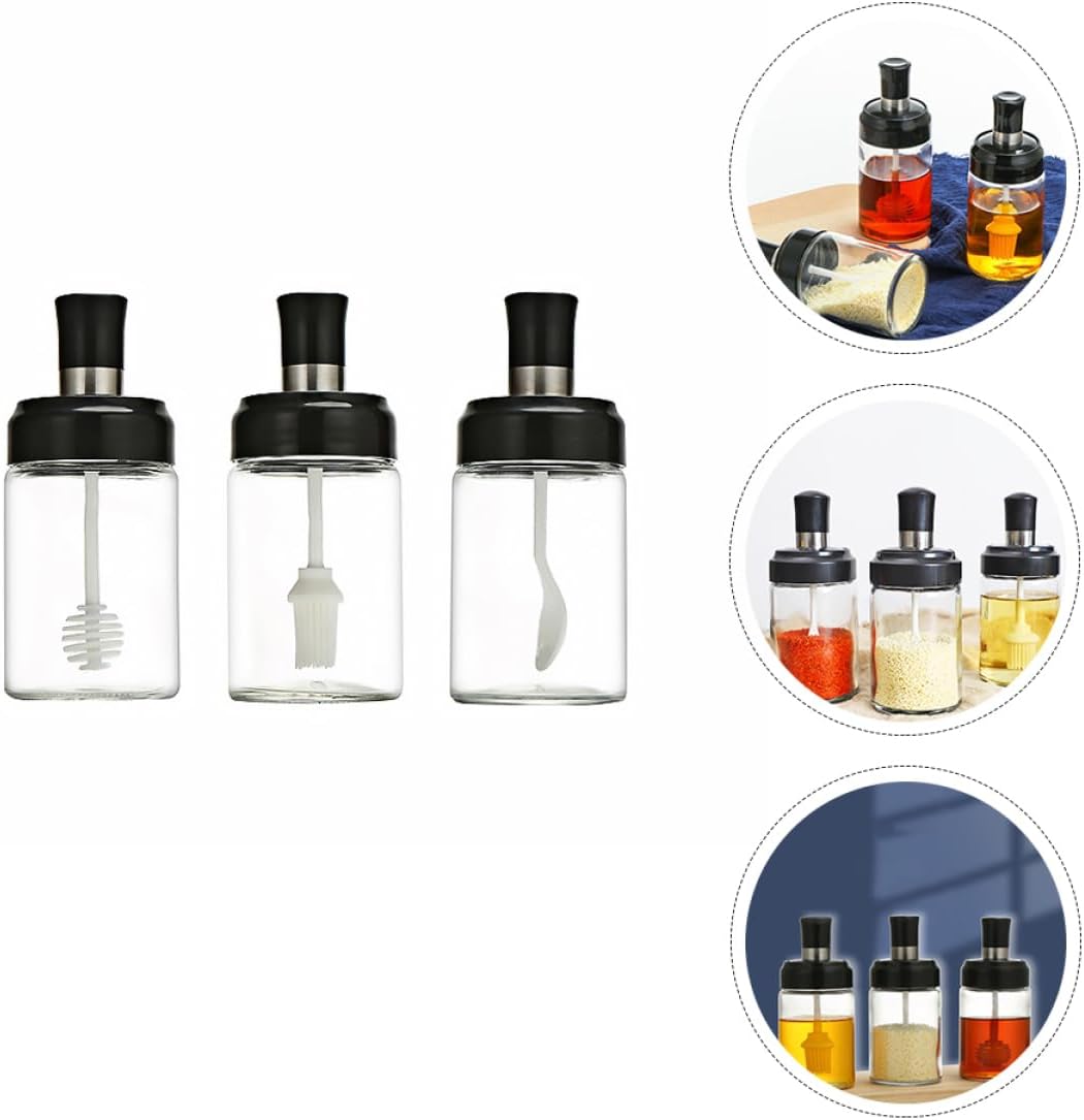 3-Piece Cabilock Kitchen Seasoning Bottles
