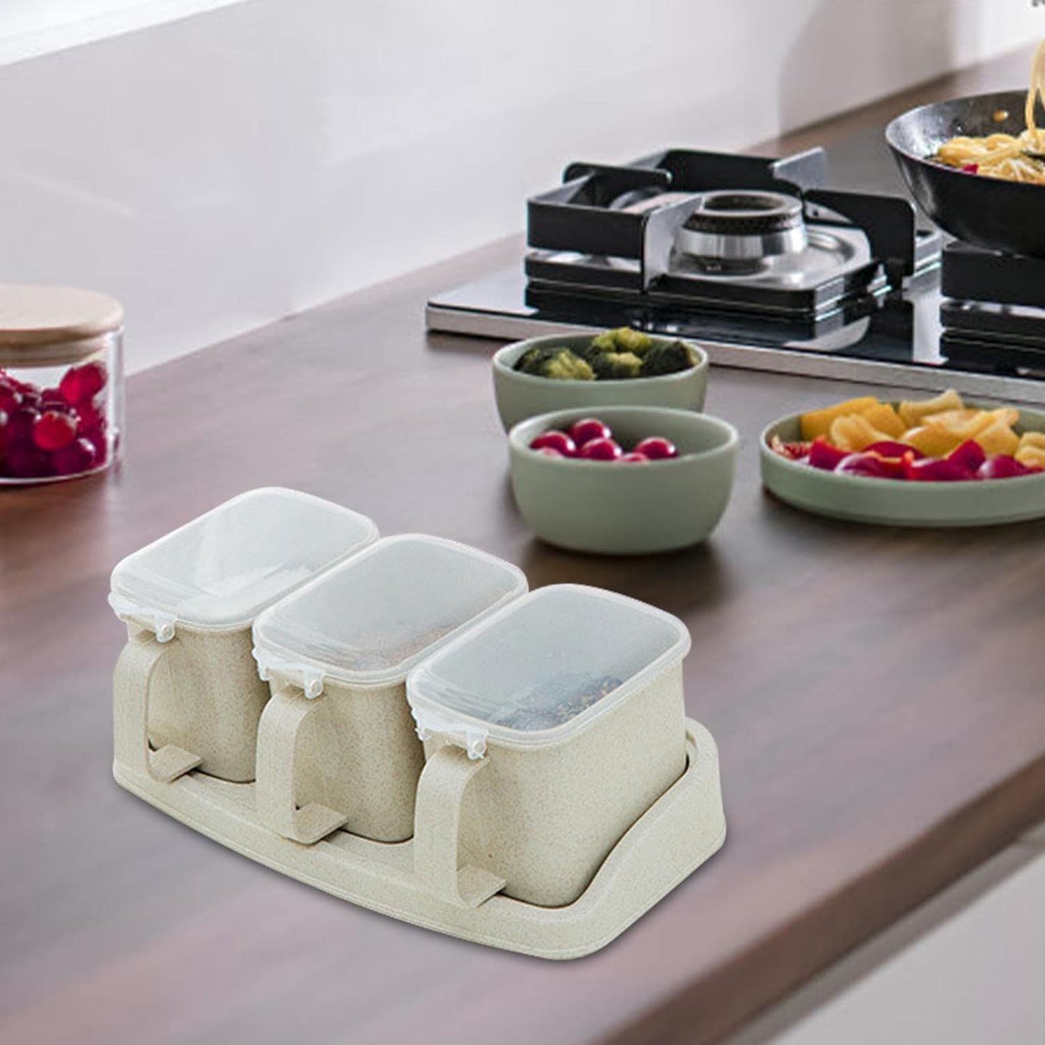 Convenient Kitchen Organization Track Smarts by ZPLuz - Seasoning Box with curves handle