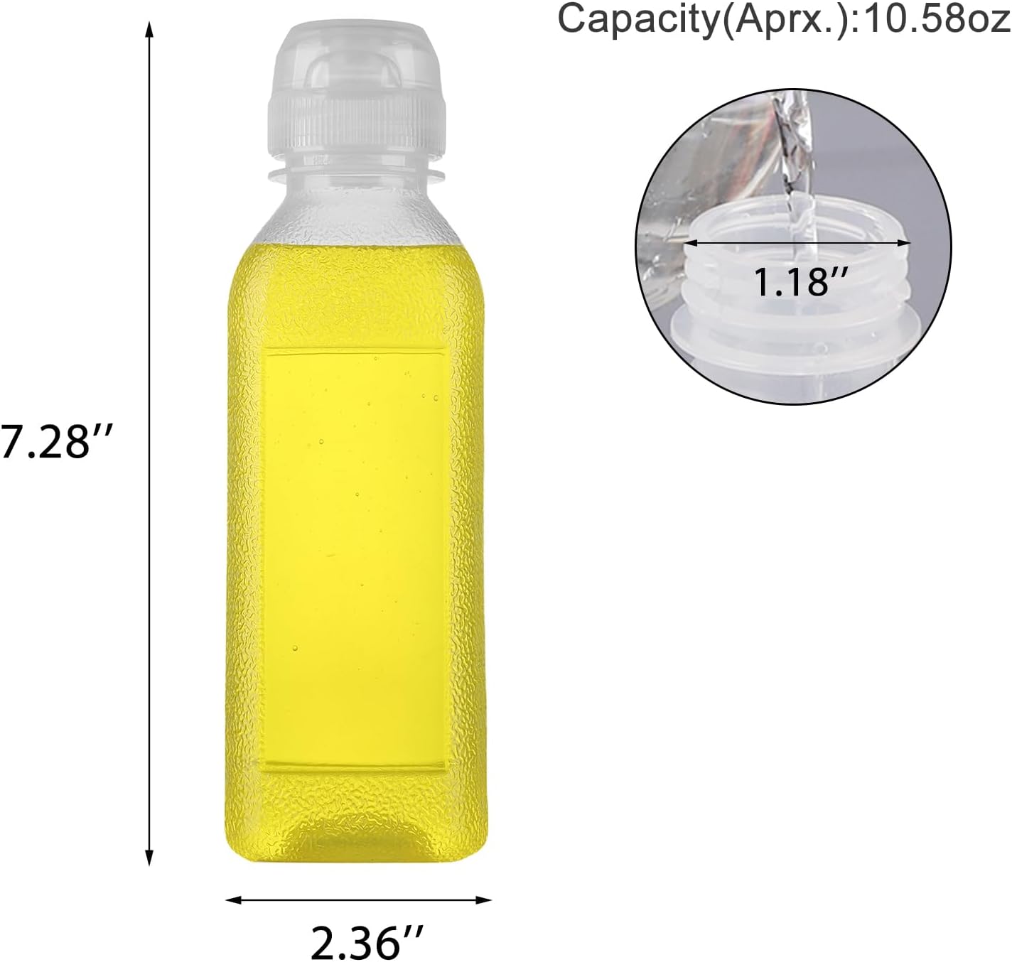Convenient Squeeze Bottle for Condiments 10oz