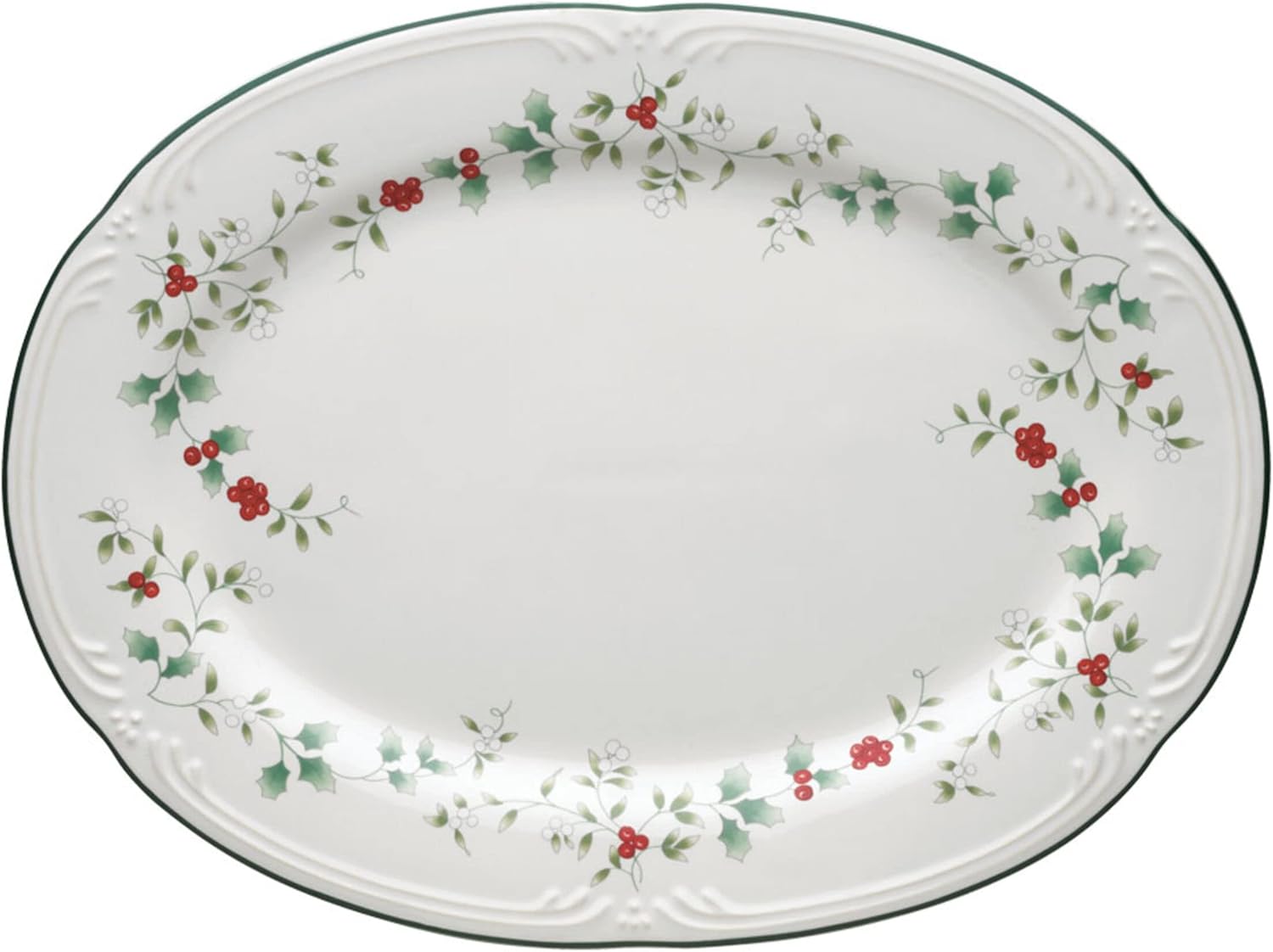 Pfaltzgraff Winterberry Stoneware Serving Platter 14-Inch