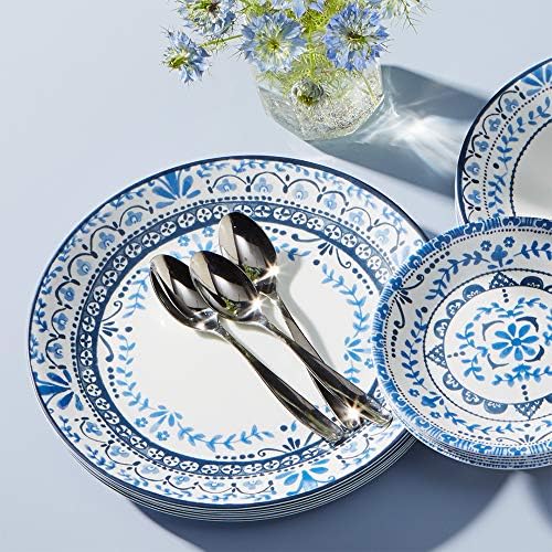 Elegant Corelle Dinnerware Set for 6 Lightweight Durable