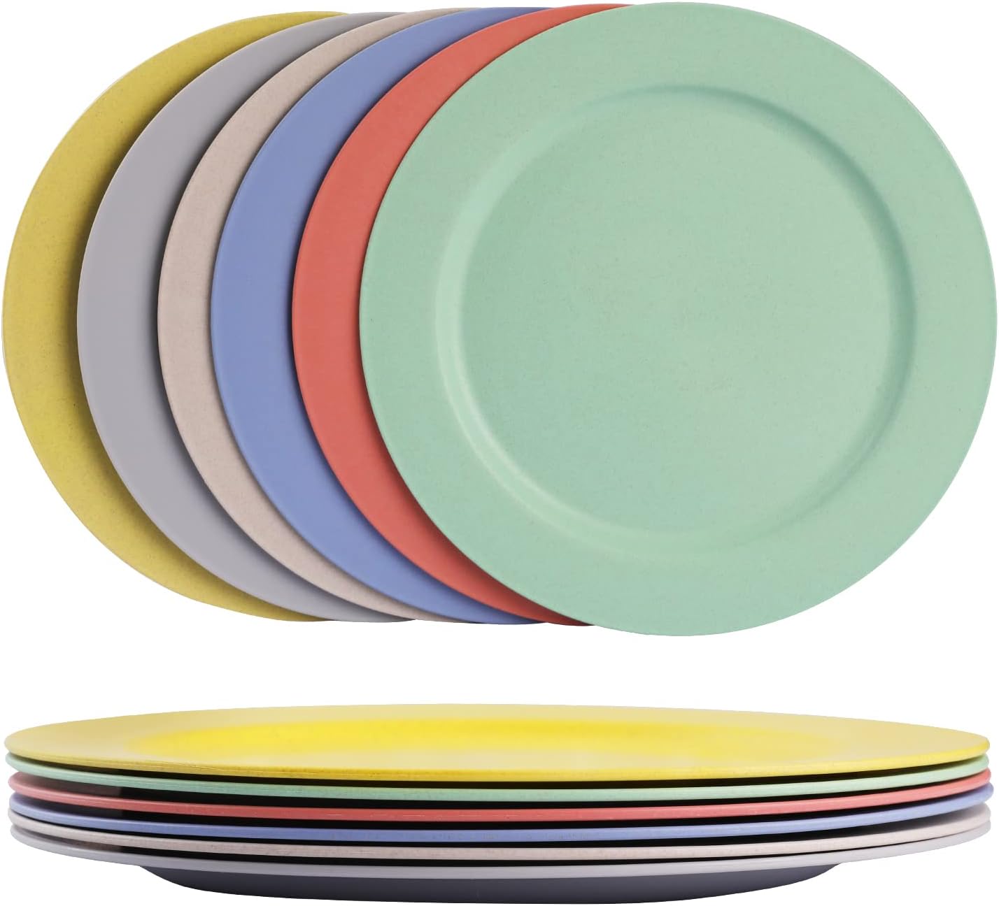 10inch6pcs GreenAndLife Reusable Dinner Plates