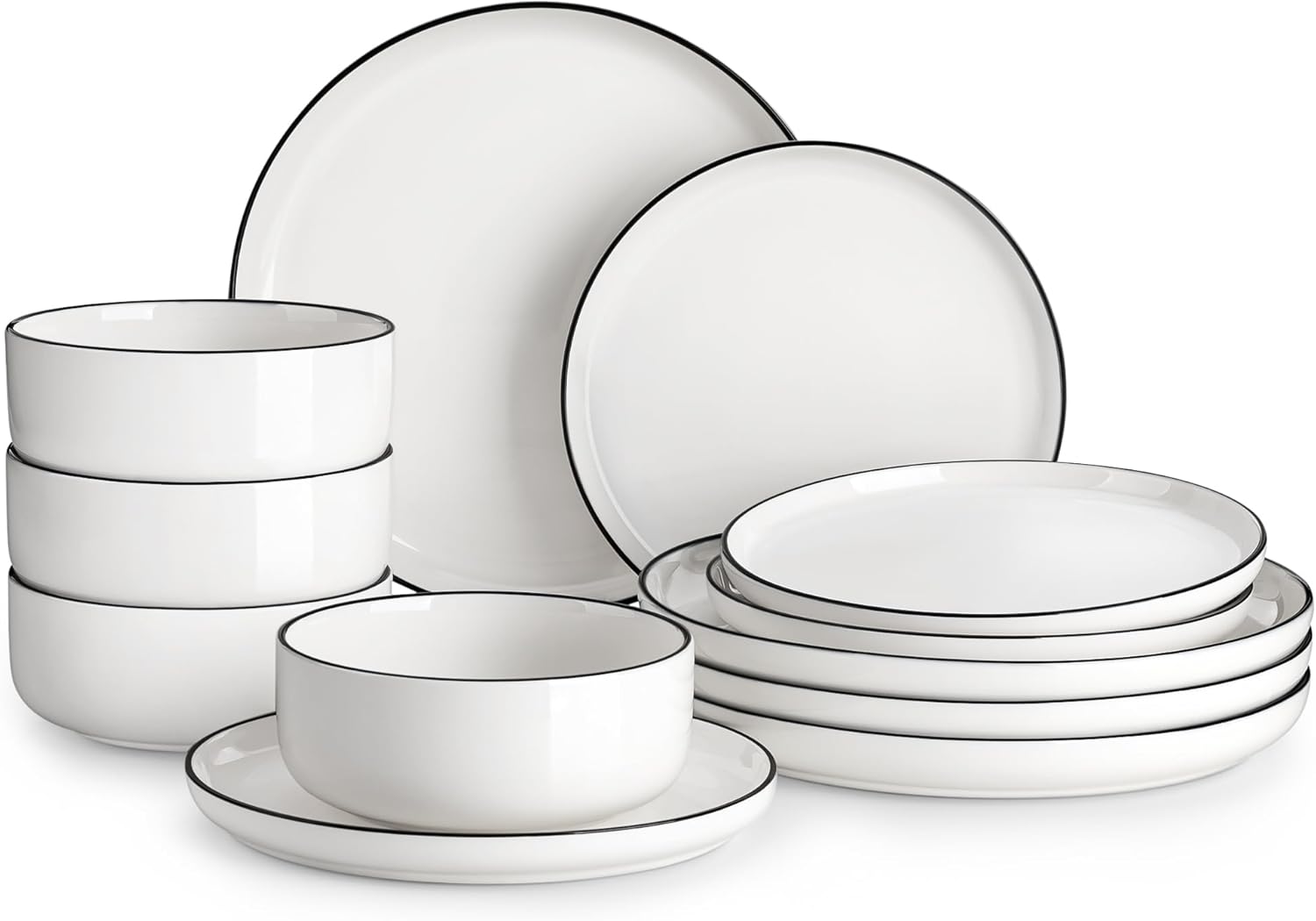 Malacasa 12-Piece Dinnerware Set