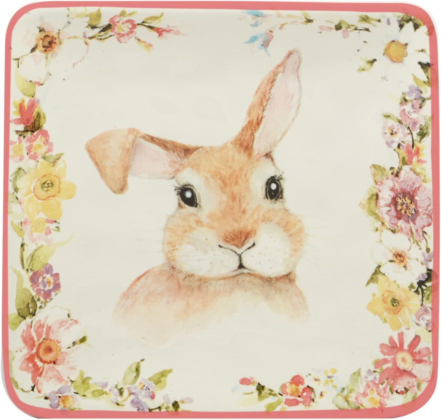 Certified International Easter Garden Plates Assorted Designs 6 Set