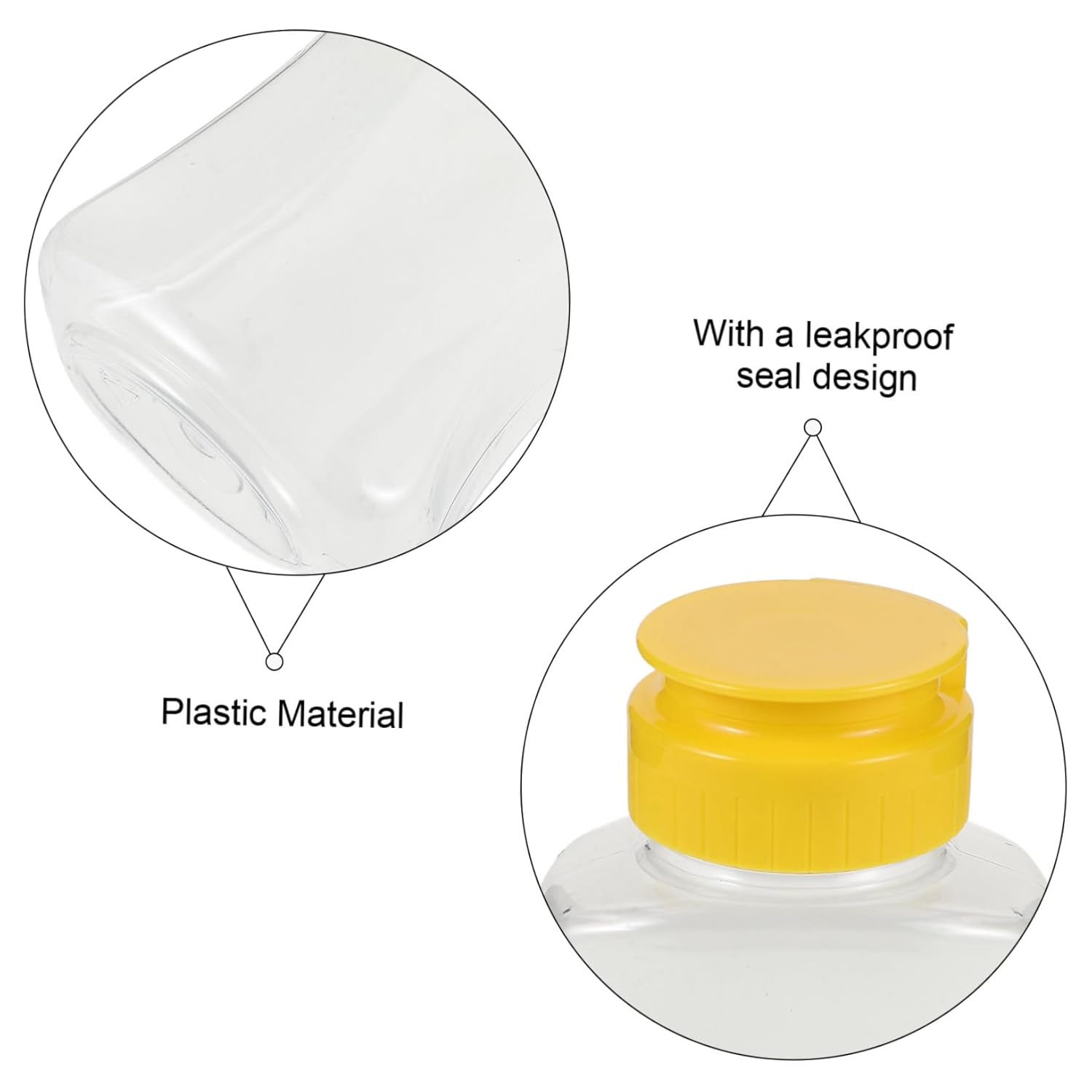 SUPVOX 180ml Honey Squeeze Bottles