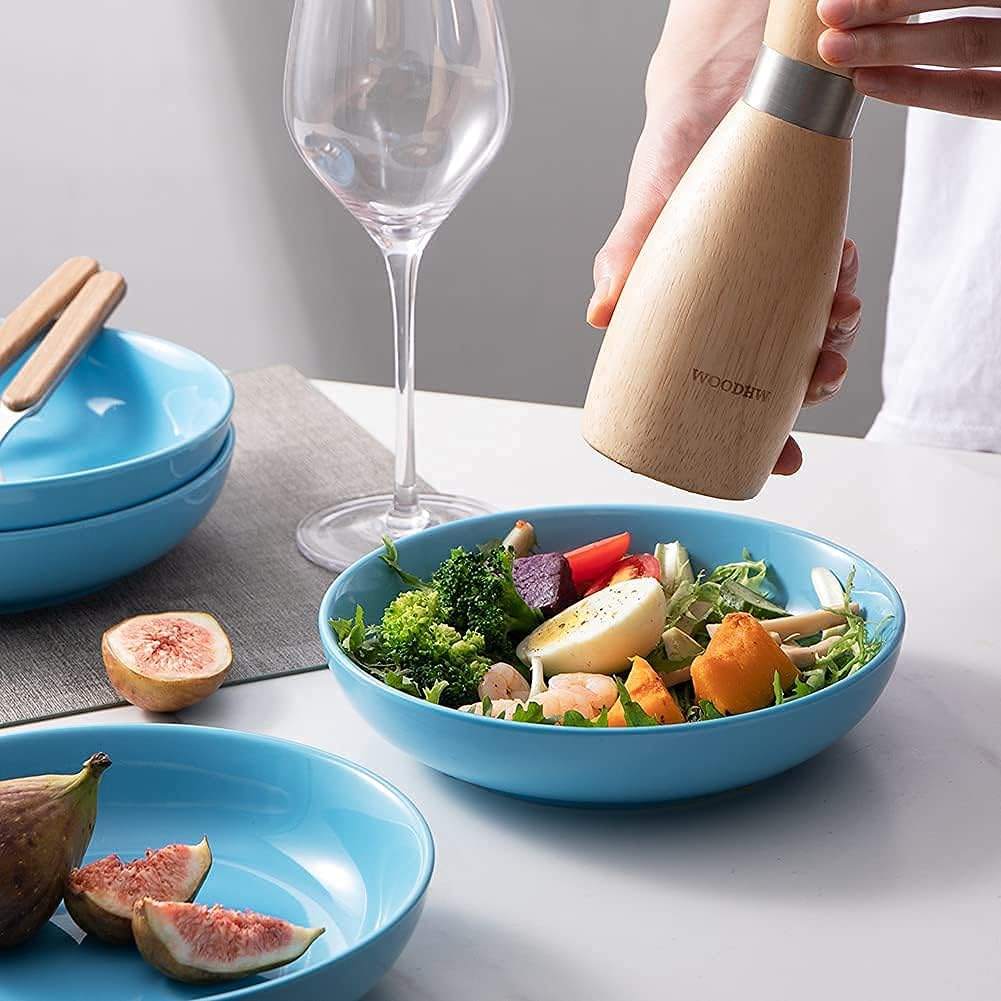 Sweejar Dinner Bowls Set Steel Blue