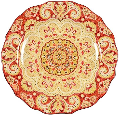 Sturdy Saffron Appetizer Plate