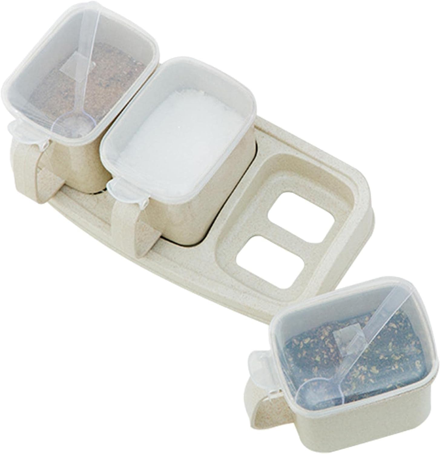 Convenient Kitchen Organization Track Smarts by ZPLuz - Seasoning Box with curves handle