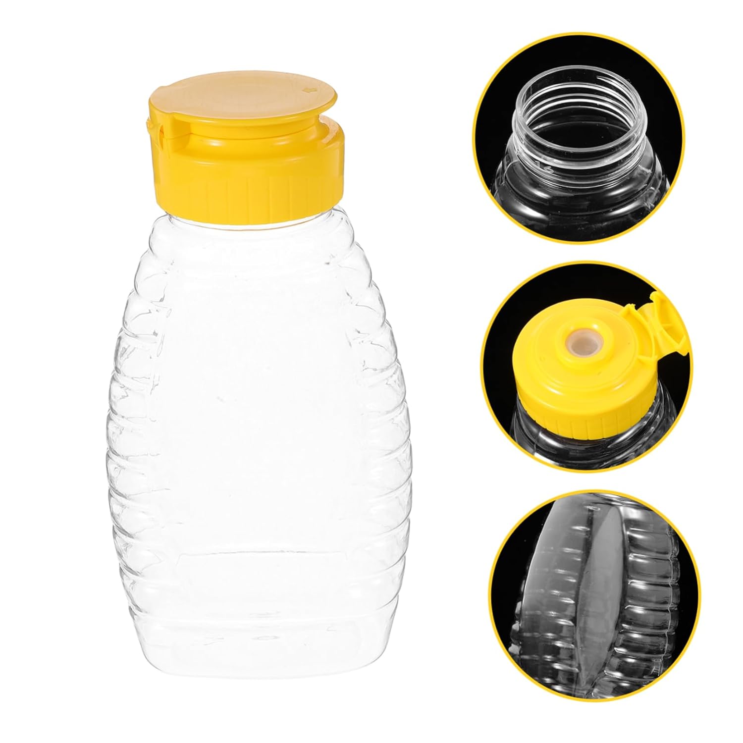 Fondotin Reusable Honey Syrup Squeeze Bottle Dispenser
