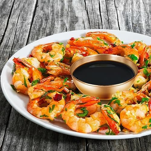 Amytalk 8-Piece Stainless Steel Sauce Dishes