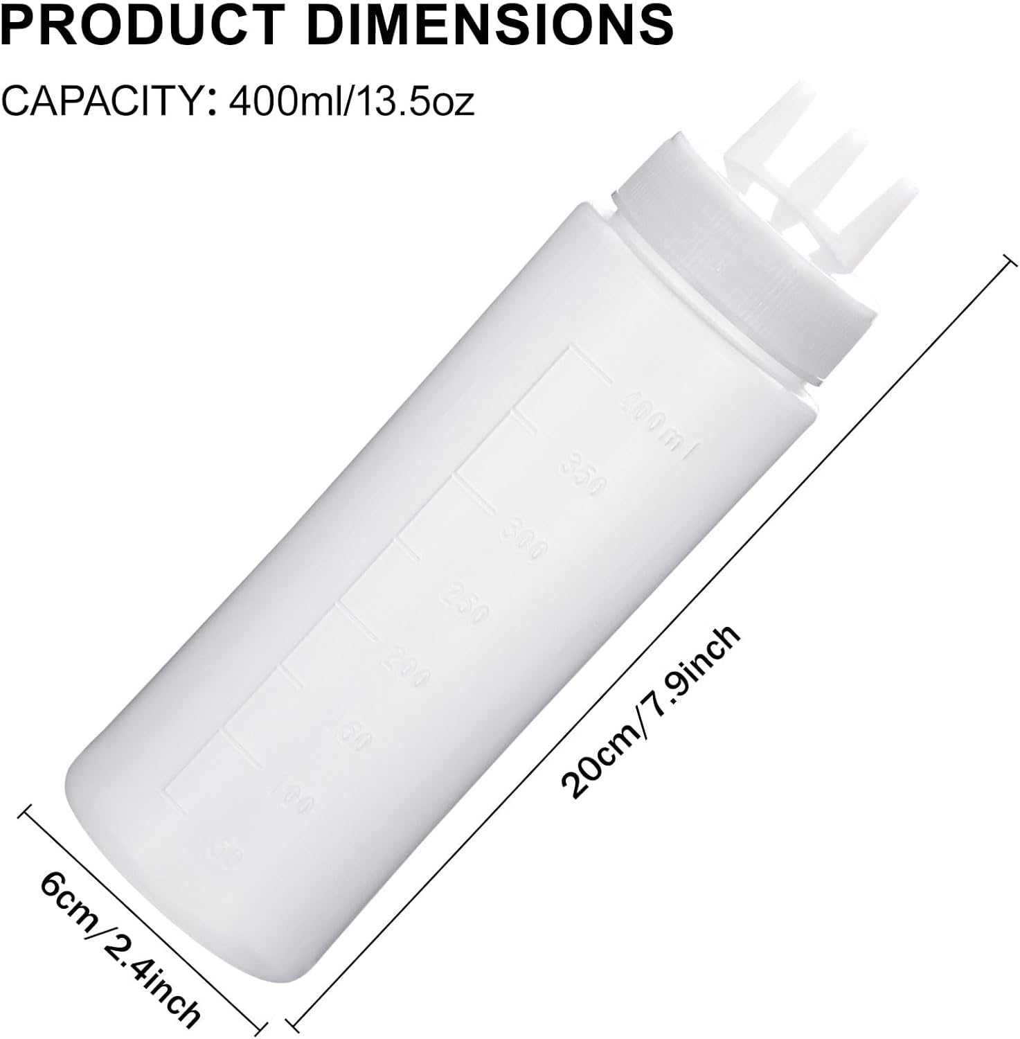 Squeeze Away Stress 3-Hole Condiment Bottles