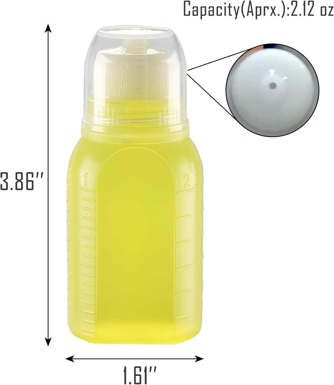 Mini Salad Dressing Containers Perfect for Luggage