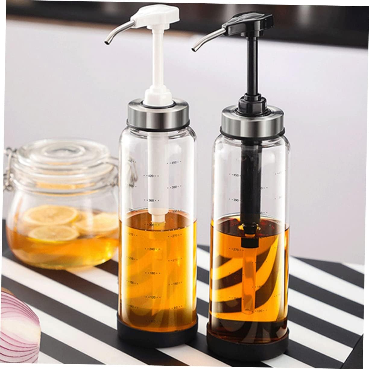 CIIEEO Honey Pot Dispenser 500ml Black