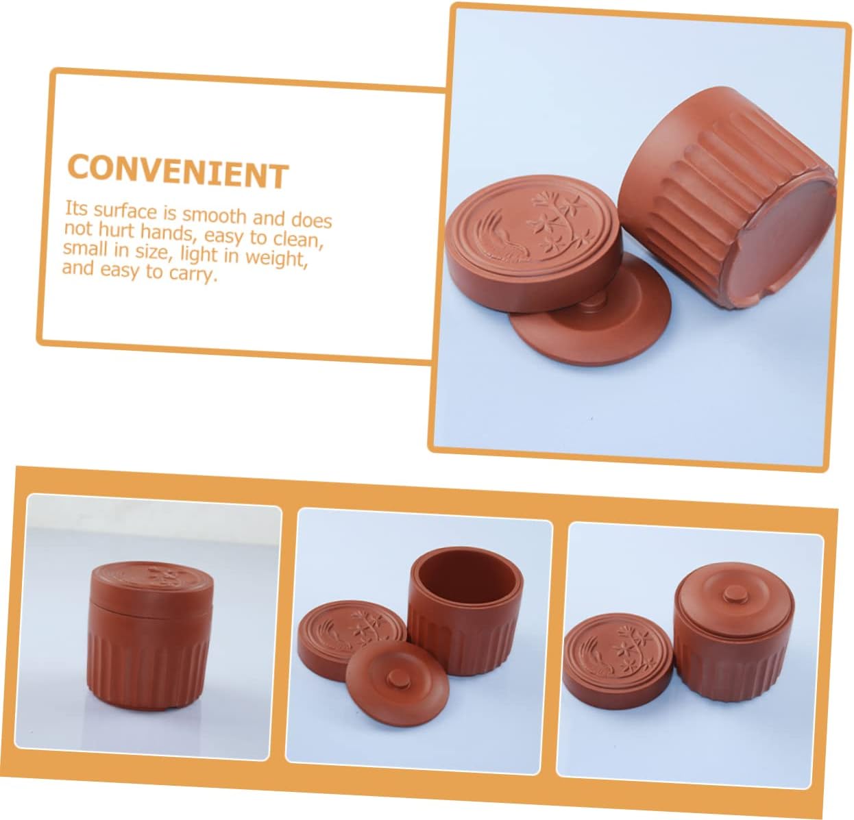Sturdy Double Lid Cling Pot