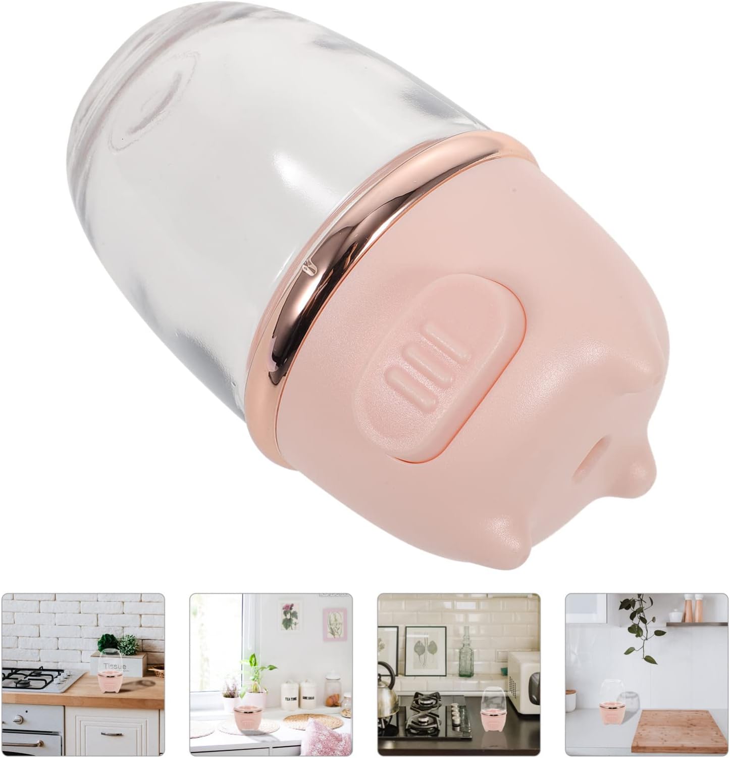 Sherchpry Push Button Salt and Pepper Dispenser Set